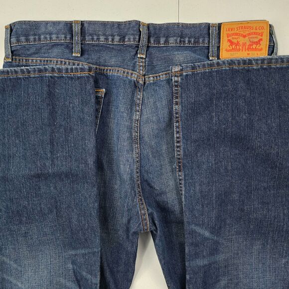 Levi's 527 Bootcut Jeans Dark Wash W38 L30 Denim Pants 4391 - Picture 4 of 12